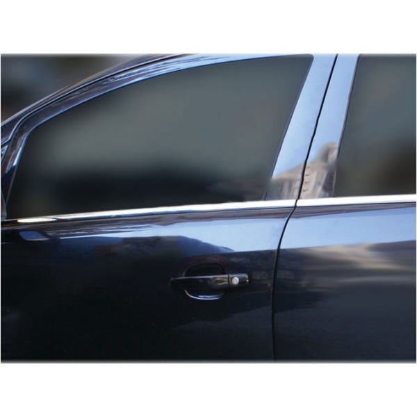KS1055 - Edelstahl Fensterleiste, Zierleiste Geeignet für Opel Corsa D  2006-2014